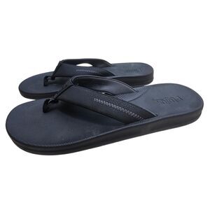 Flojos Men's Flip Flops Black 11
